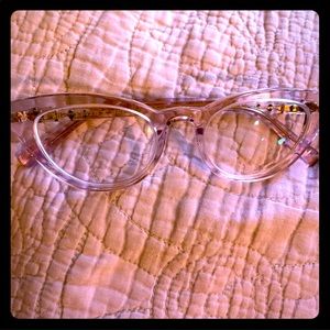 Warby parker evalina lavender crystal  Rare